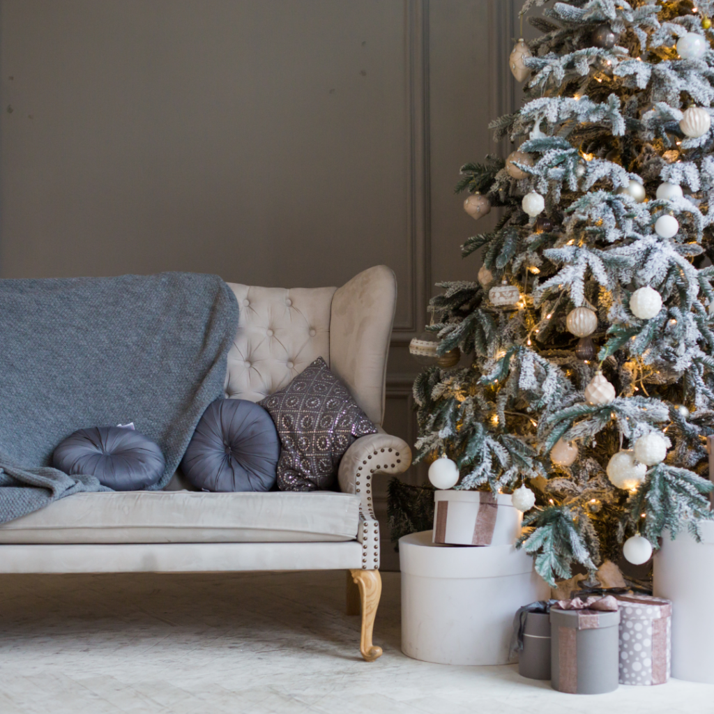 guest room and holiday decorating