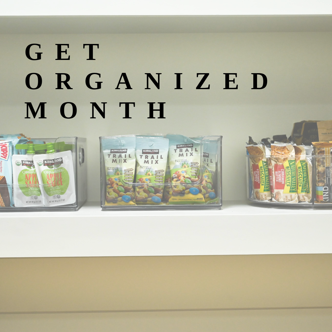 Get Organized, GO Month, Get Organized Month, NAPO,