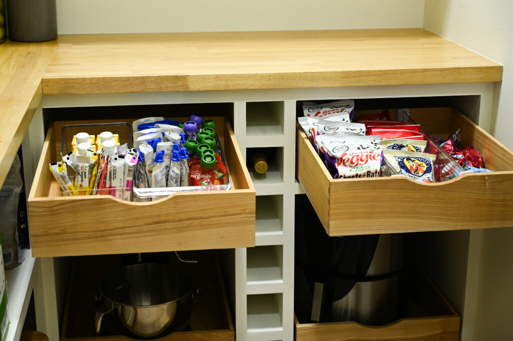 snacks in a pantry