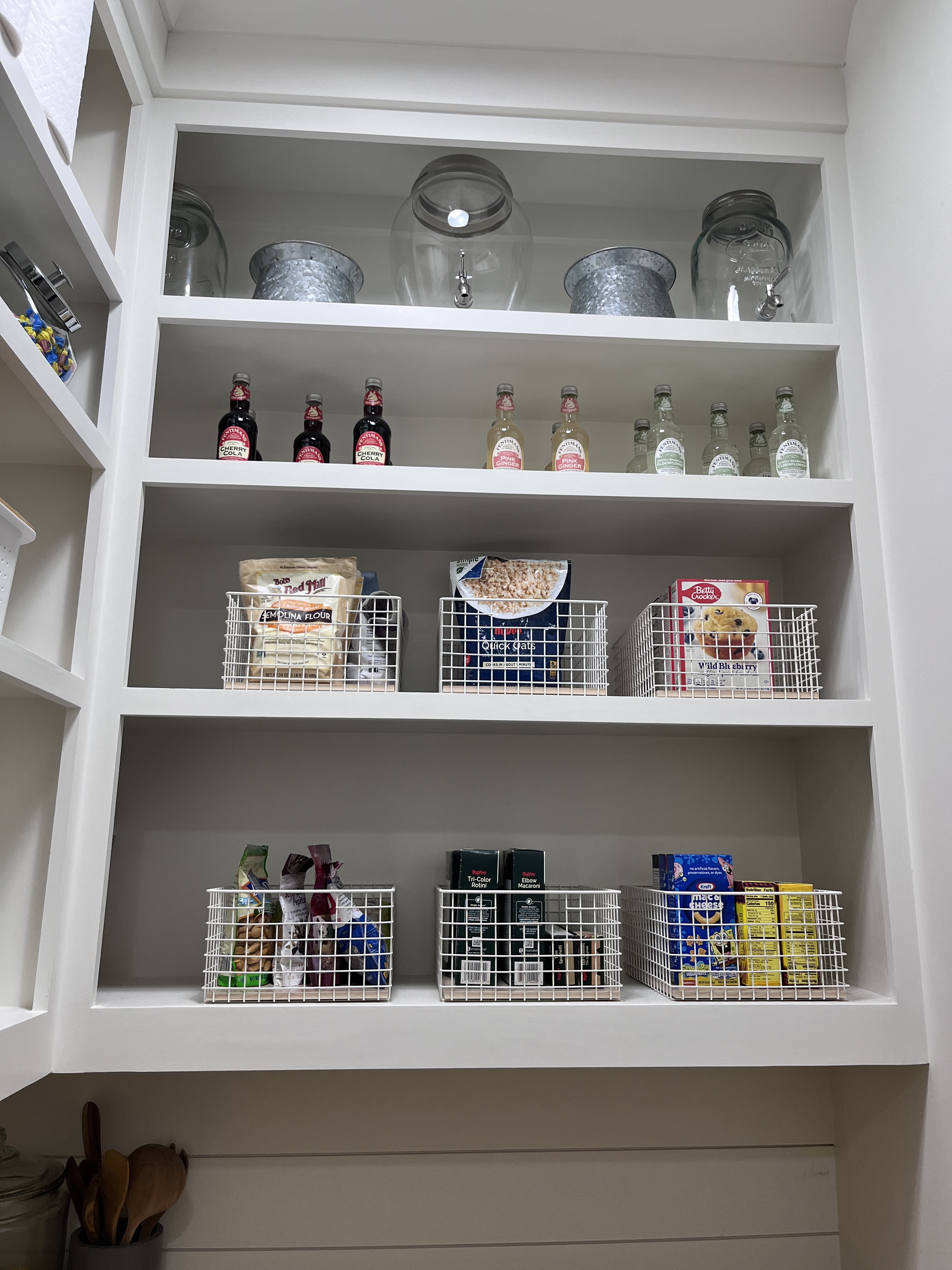 pantry shelves, organized, smart move organizing, home organizing