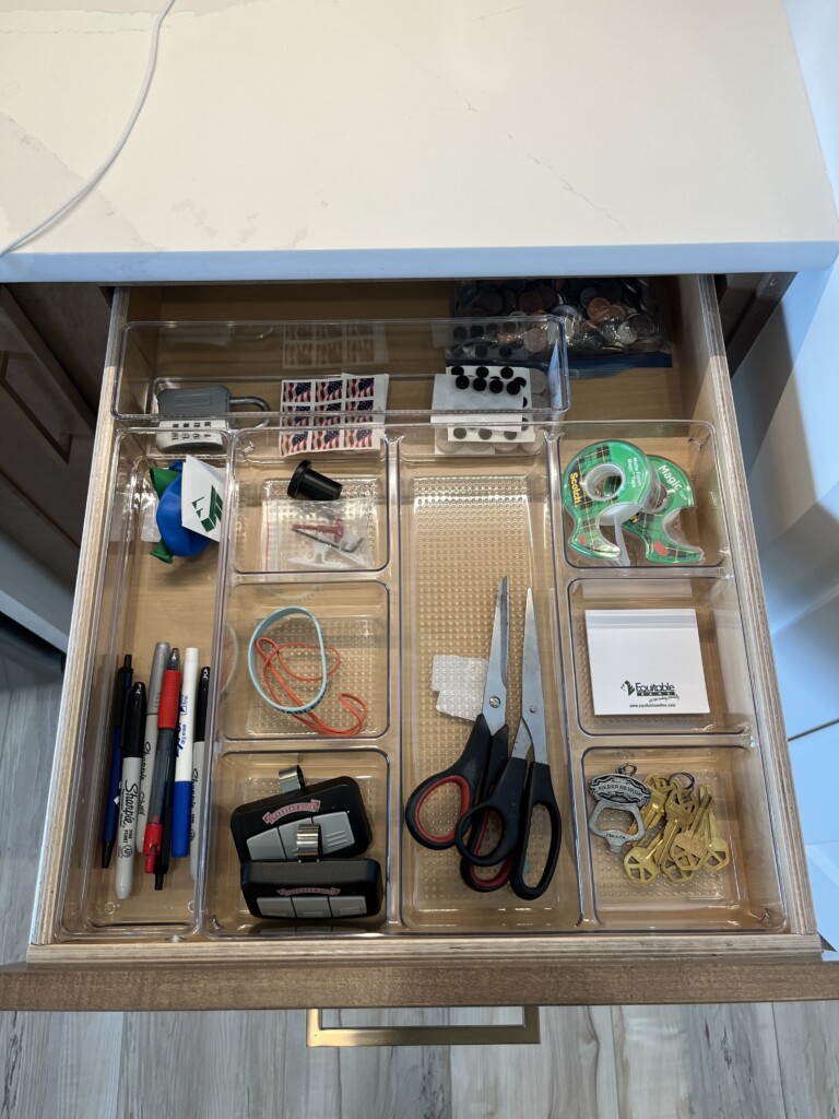 organized junk drawer