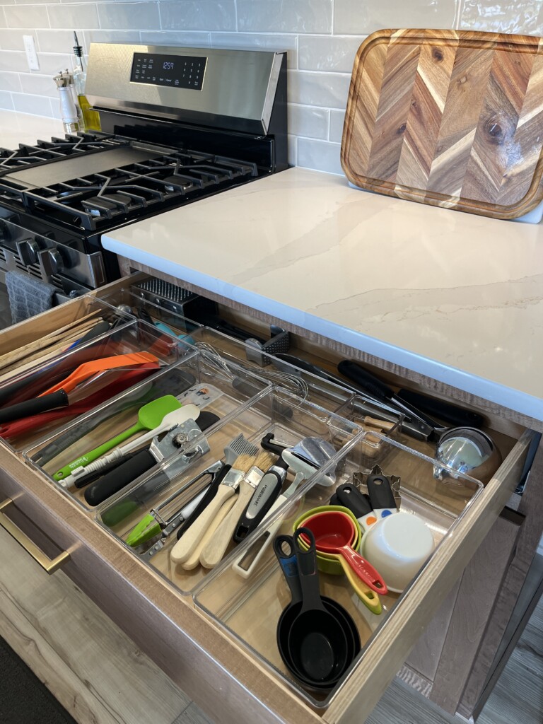 organized kitchen by Omaha home organizer
