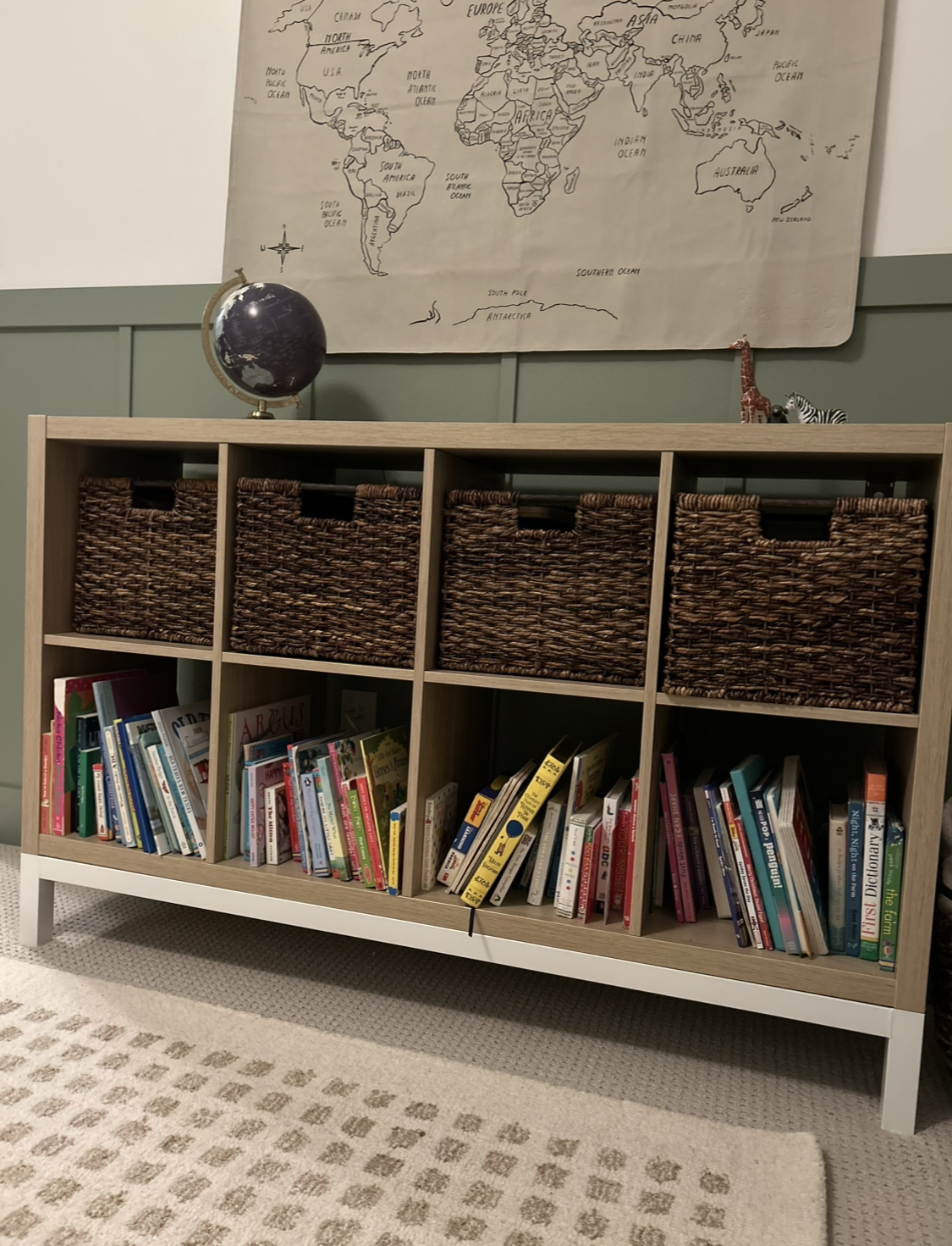 organized books
